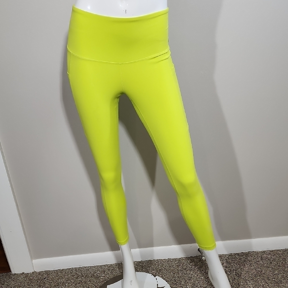 Zella Neon Yellow High-Rise Leggings